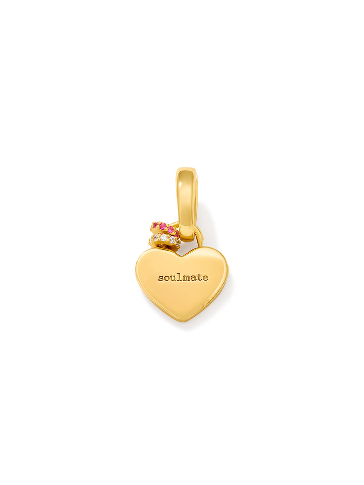 SOULMATE HEART - Charm • Color: 18K Yellow Gold