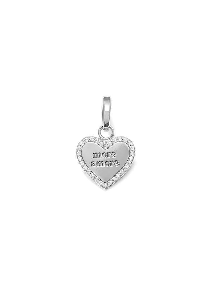 AMORE - Charm • Color: White Gold
