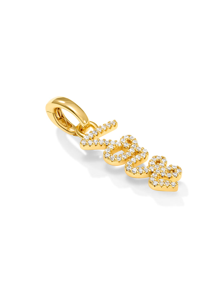 LOVE - Charm • Color: 18K Yellow Gold