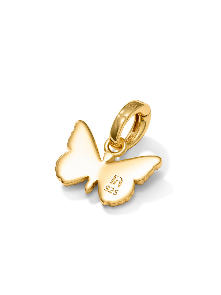 BUTTERFLY - Charm • Color: 18K Yellow Gold