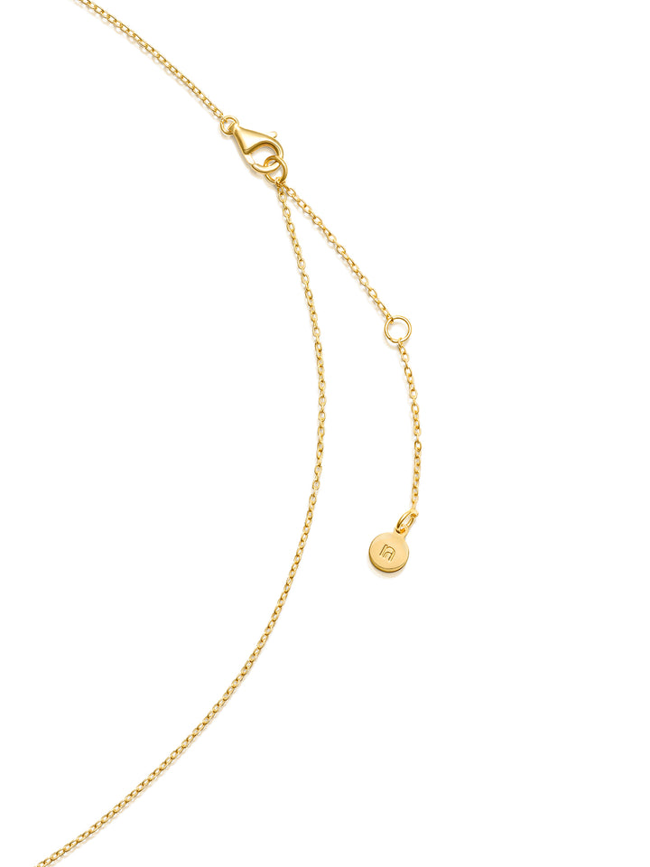 444 Angel Number - Necklace • Color: 18K Yellow Gold