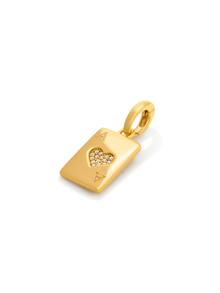 ACE - Charm • Color: 18K Yellow Gold