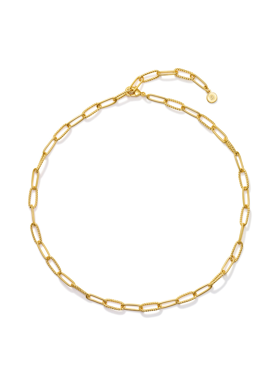 CHARMED - Structured Necklace • Color: 18K Yellow Gold