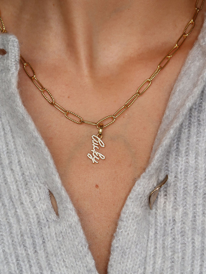 CHARMED - Structured Necklace • Color: 18K Yellow Gold