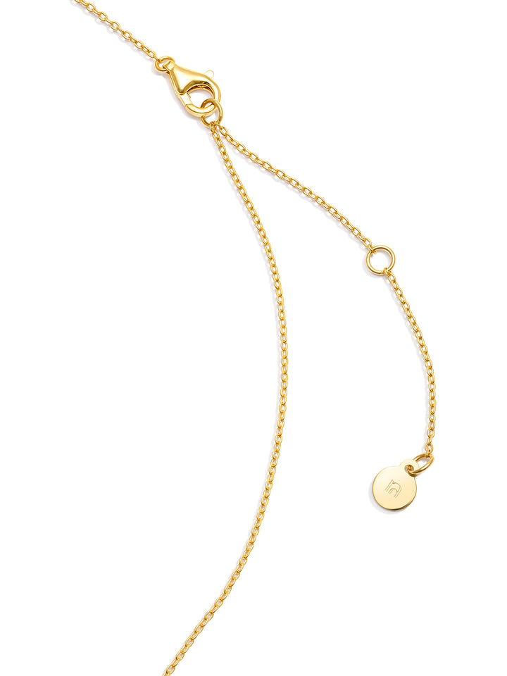 222 ANGEL NUMBER - Necklace • Color: 18K Yellow Gold