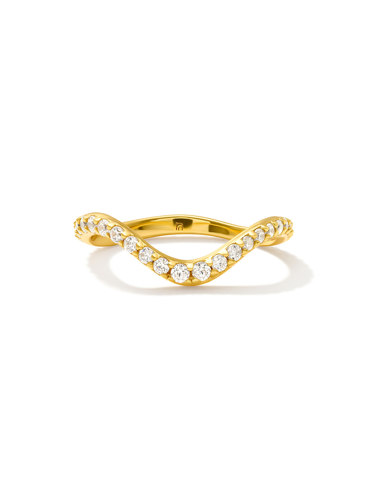 DAINTY WAVE - Ring • Color: 18K Yellow Gold