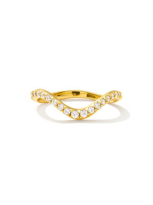 DAINTY WAVE - Ring • Color: 18K Yellow Gold