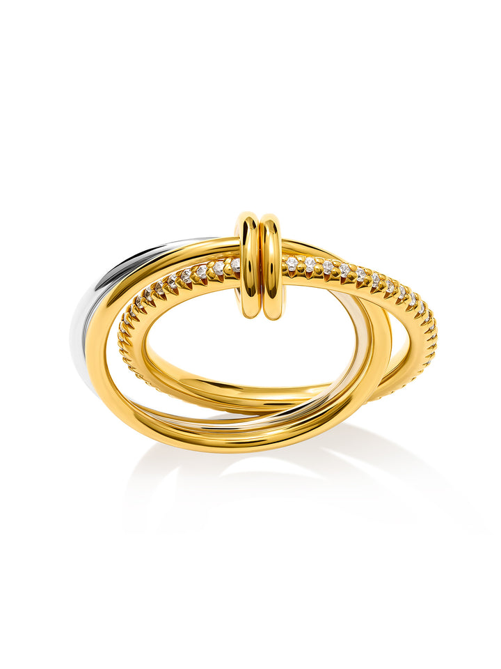 MIXED SPARKLE - Ring • Color: Gold/Silver