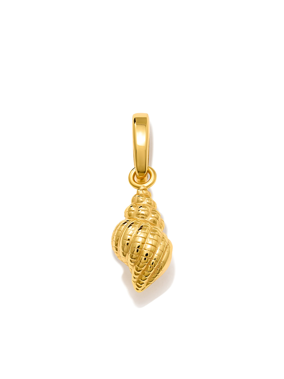 SPIRAL SHELL - Charm • Color: 18K Yellow Gold