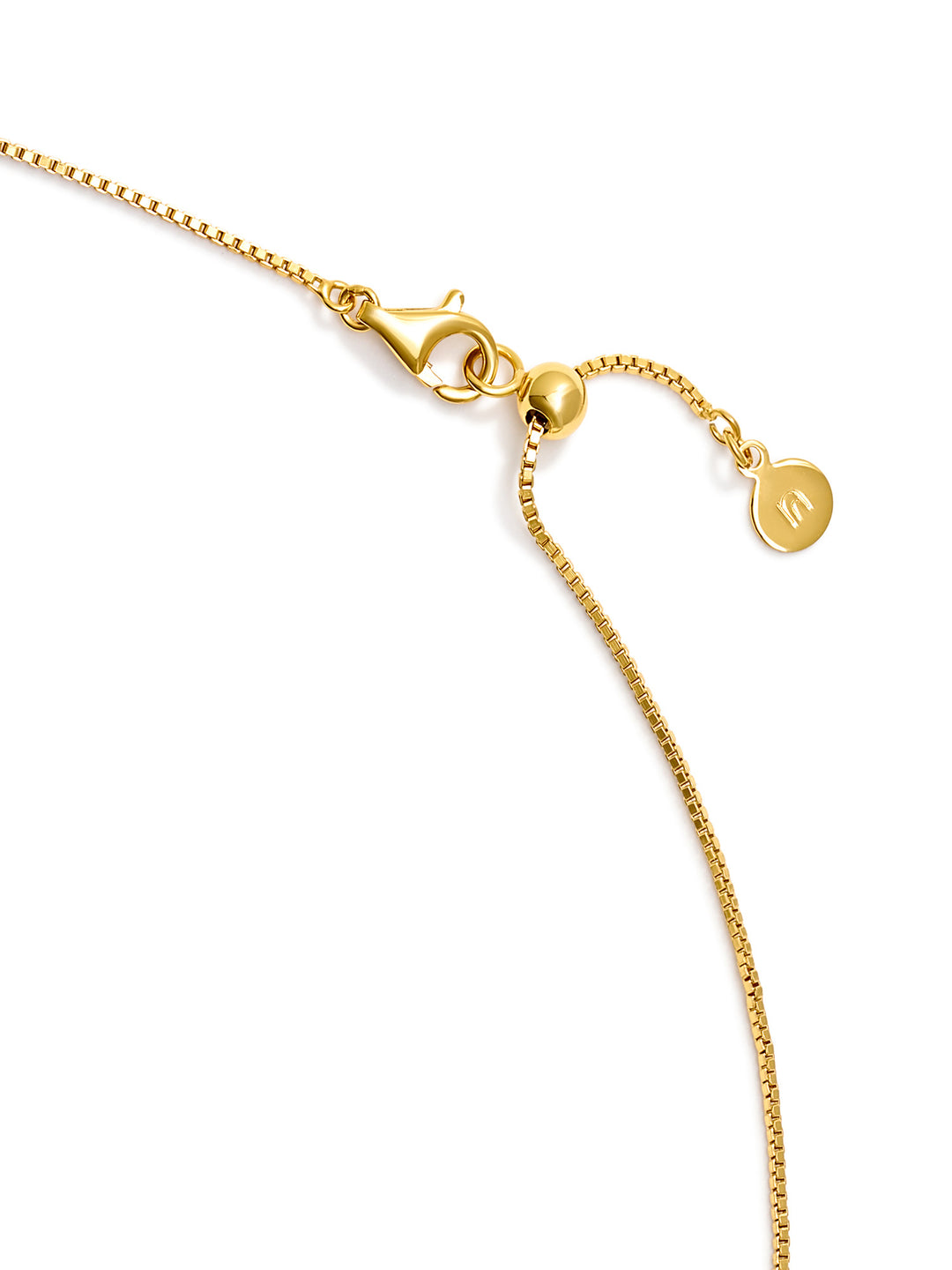 PIN - Adjustable Necklace • Color: 18K Yellow Gold