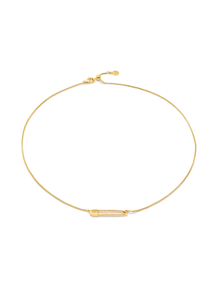 PIN - Adjustable Necklace • Color: 18K Yellow Gold