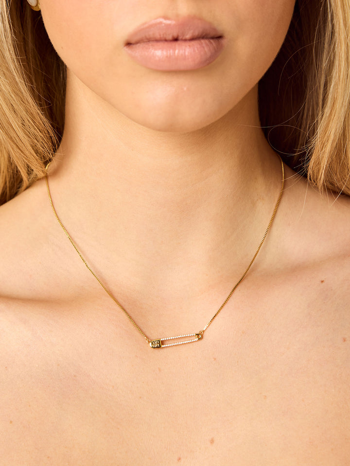 PIN - Adjustable Necklace • Color: 18K Yellow Gold