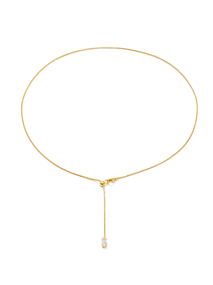 ARA - Adjustable Necklace • Color: 18K Yellow Gold