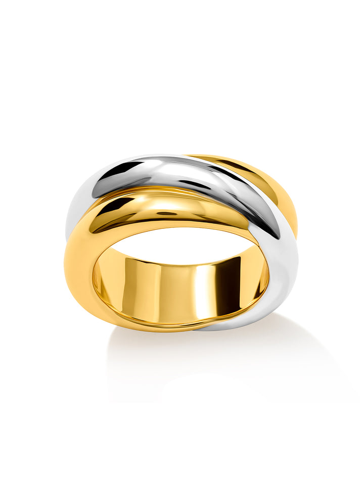 MIXED CHUNKY - Ring • Color: Gold/Silver