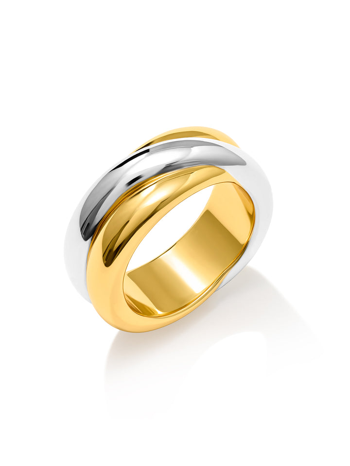 MIXED CHUNKY - Ring • Color: Gold/Silver