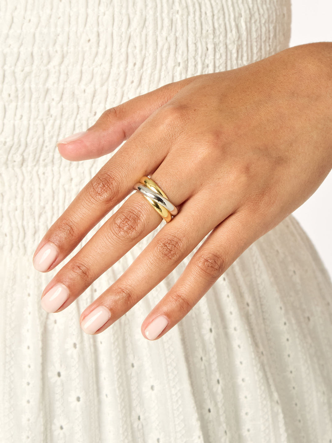 MIXED CHUNKY - Ring • Color: Gold/Silver