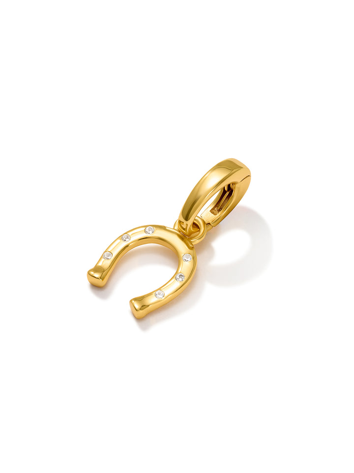 HORSESHOE - Charm • Color: 18K Yellow Gold