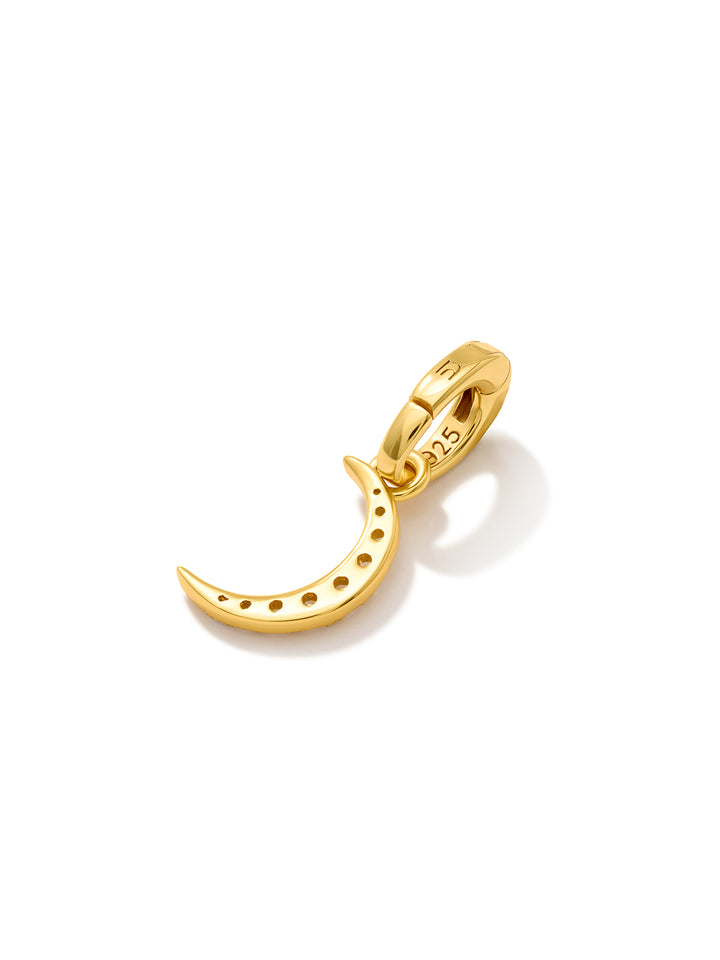 MOON - Charm • Color: 18K Yellow Gold