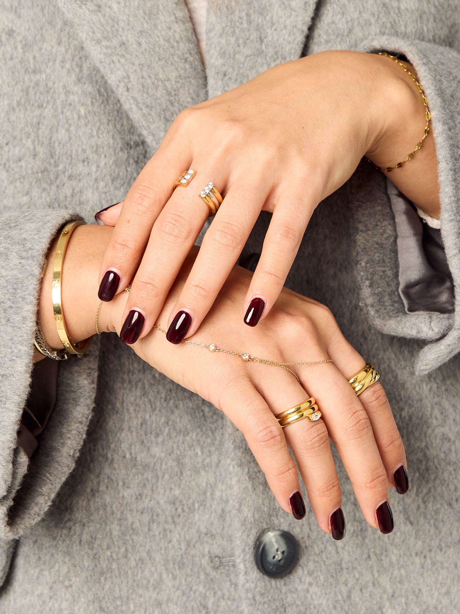TRIPLE - Ring • Color: 18K Yellow Gold – NINETY-9