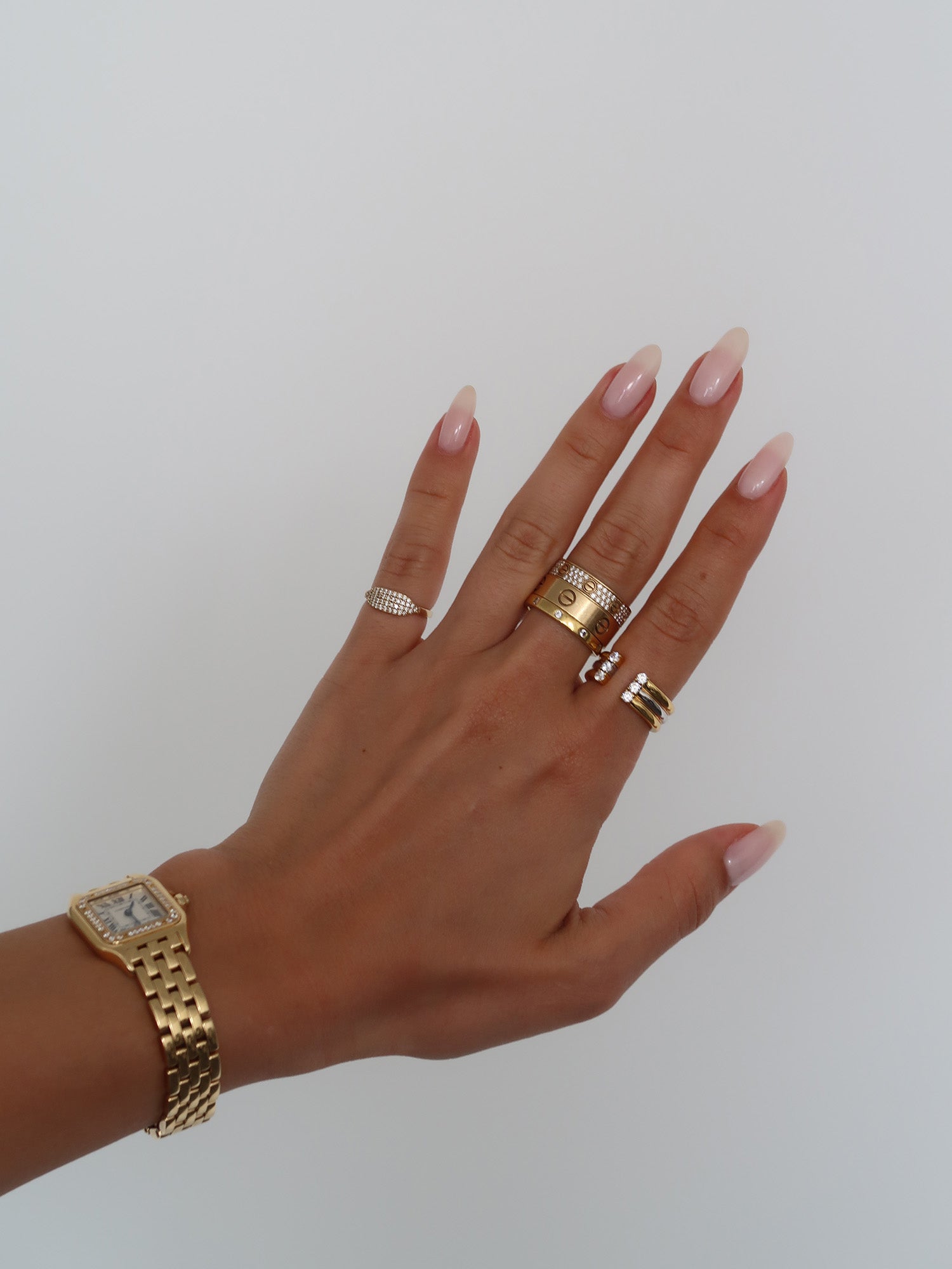 TRIPLE - Ring • Color: 18K Yellow Gold – NINETY-9