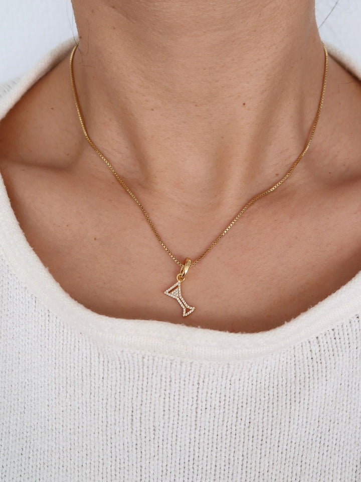 WHITE MARTINI - Charm • Color: 18K Yellow Gold