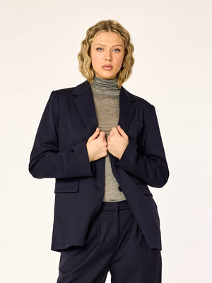 BLAZING - Oversized Blazer • Midnight Blue