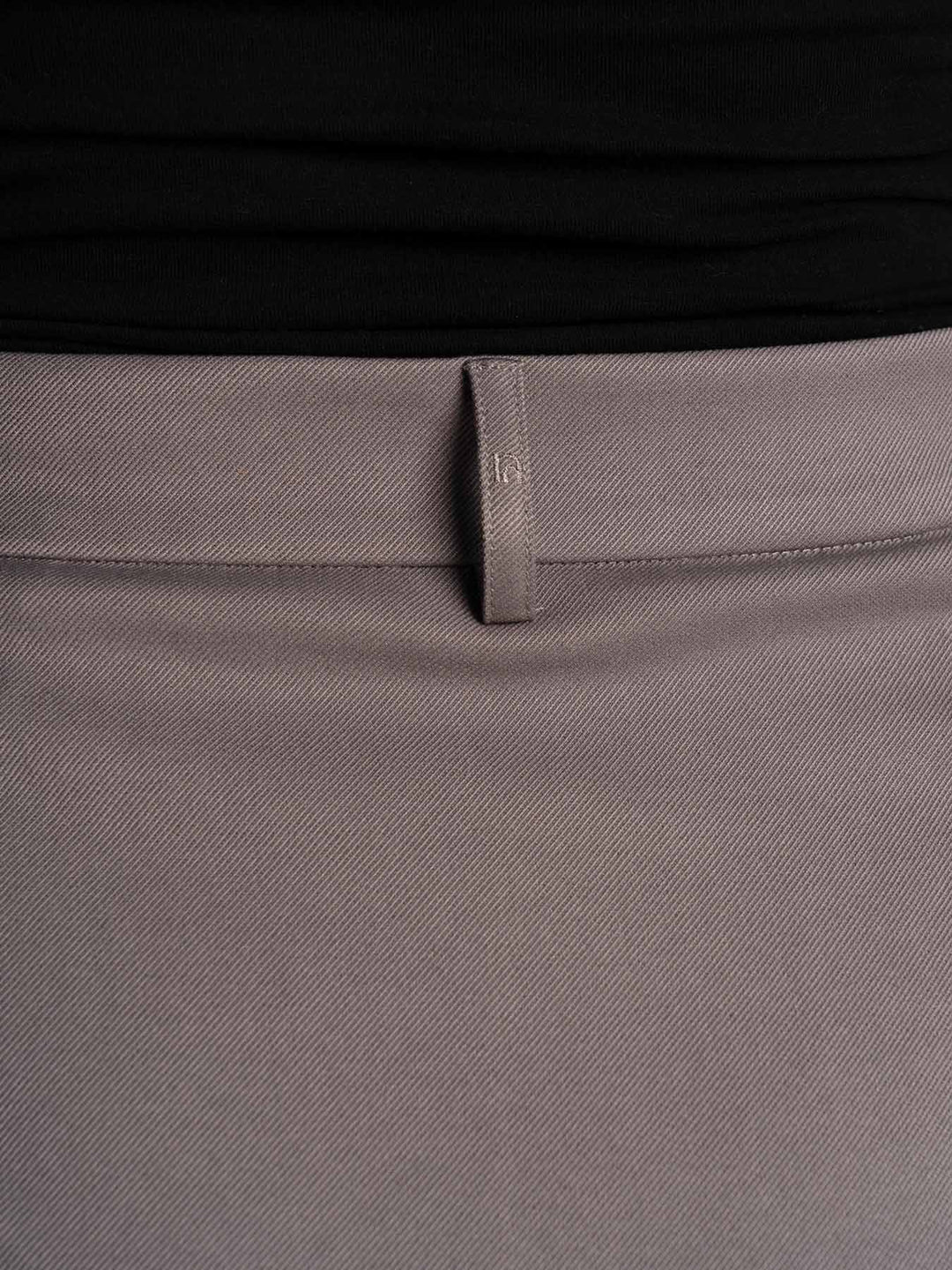 BLAZING - Midi Slit Skirt • Grey