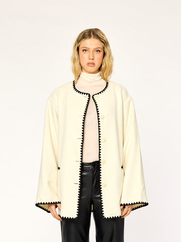 AMBER - Coat • Off-White