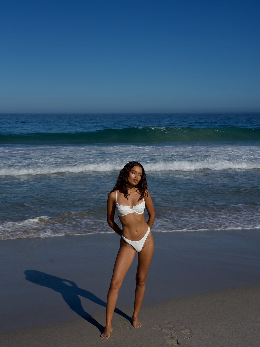 BLOOM - Thong Bottom • White Monogram