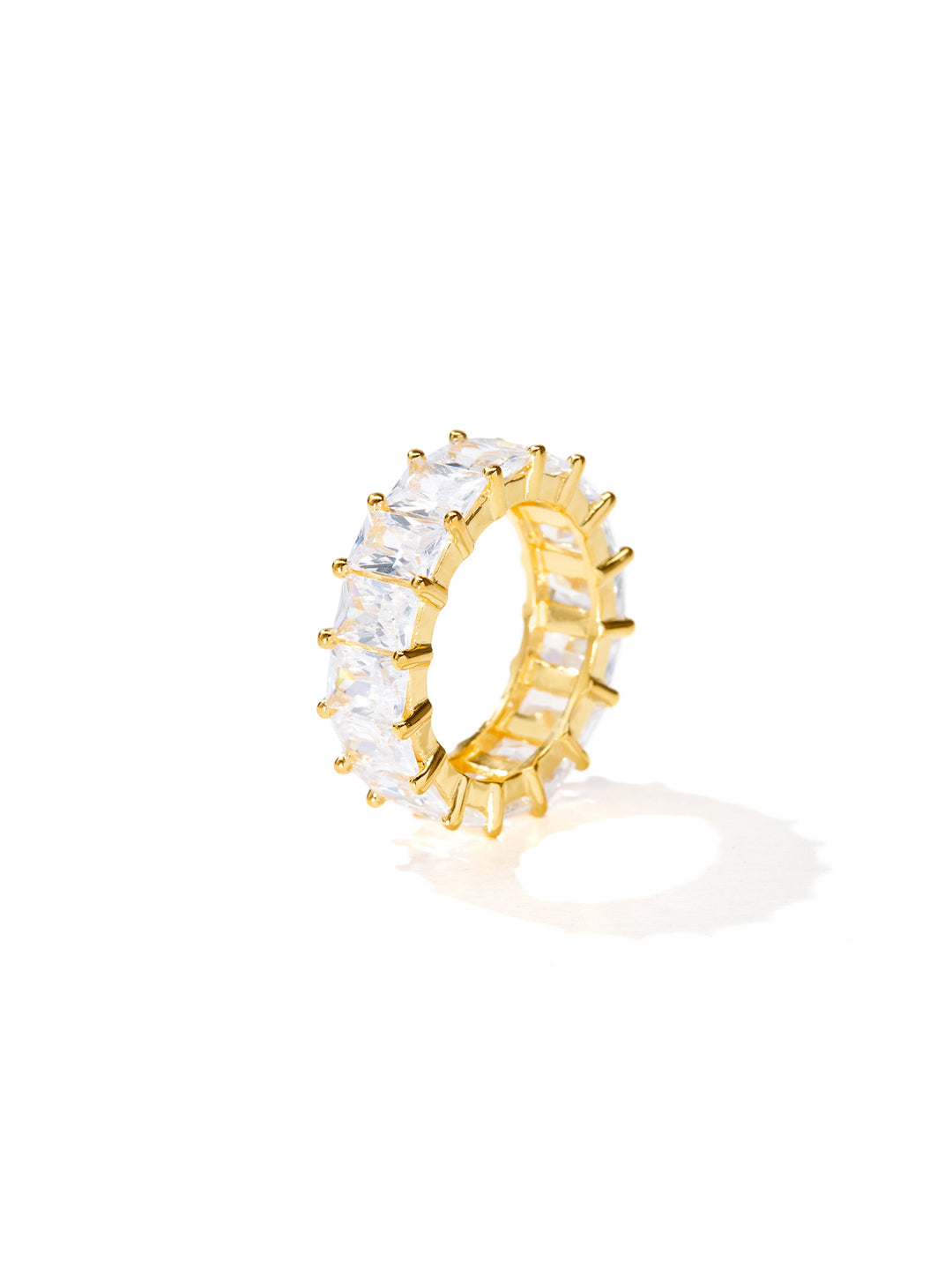 SET - Two STATEMENT Rings, Color: White Gold and 18K Yellow Gold