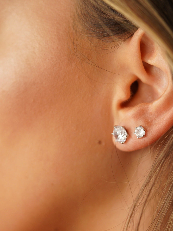 FAVORITE - Earrings, Color: White Gold