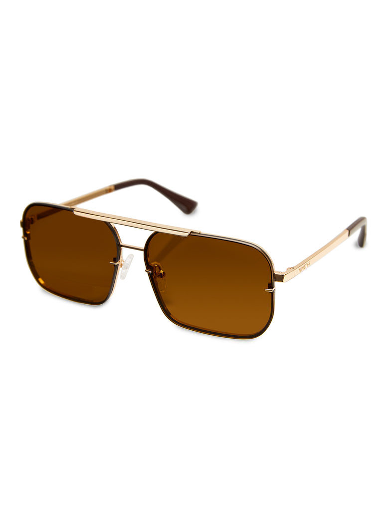 All gold aviator sunglasses hot sale