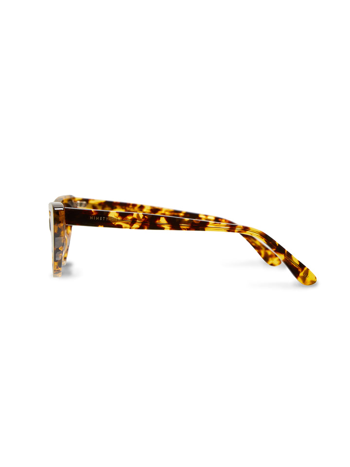 EDGY - Sonnenbrille • Farbe: Gelb-Braun Tortoise