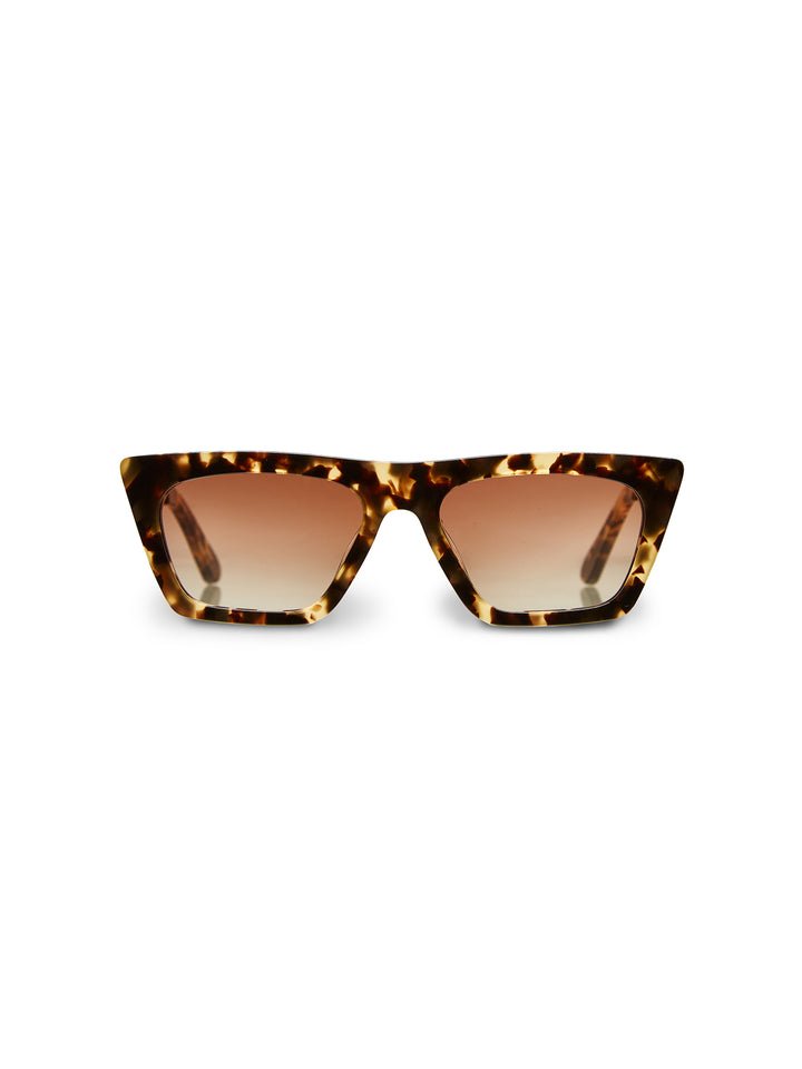 TRENDY - Sonnenbrille • Farbe: Goldbraun Tortoise
