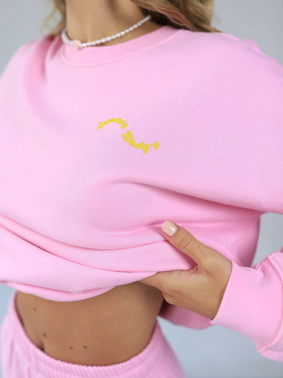 SUMMER - Sweatshirt • Baby Pink