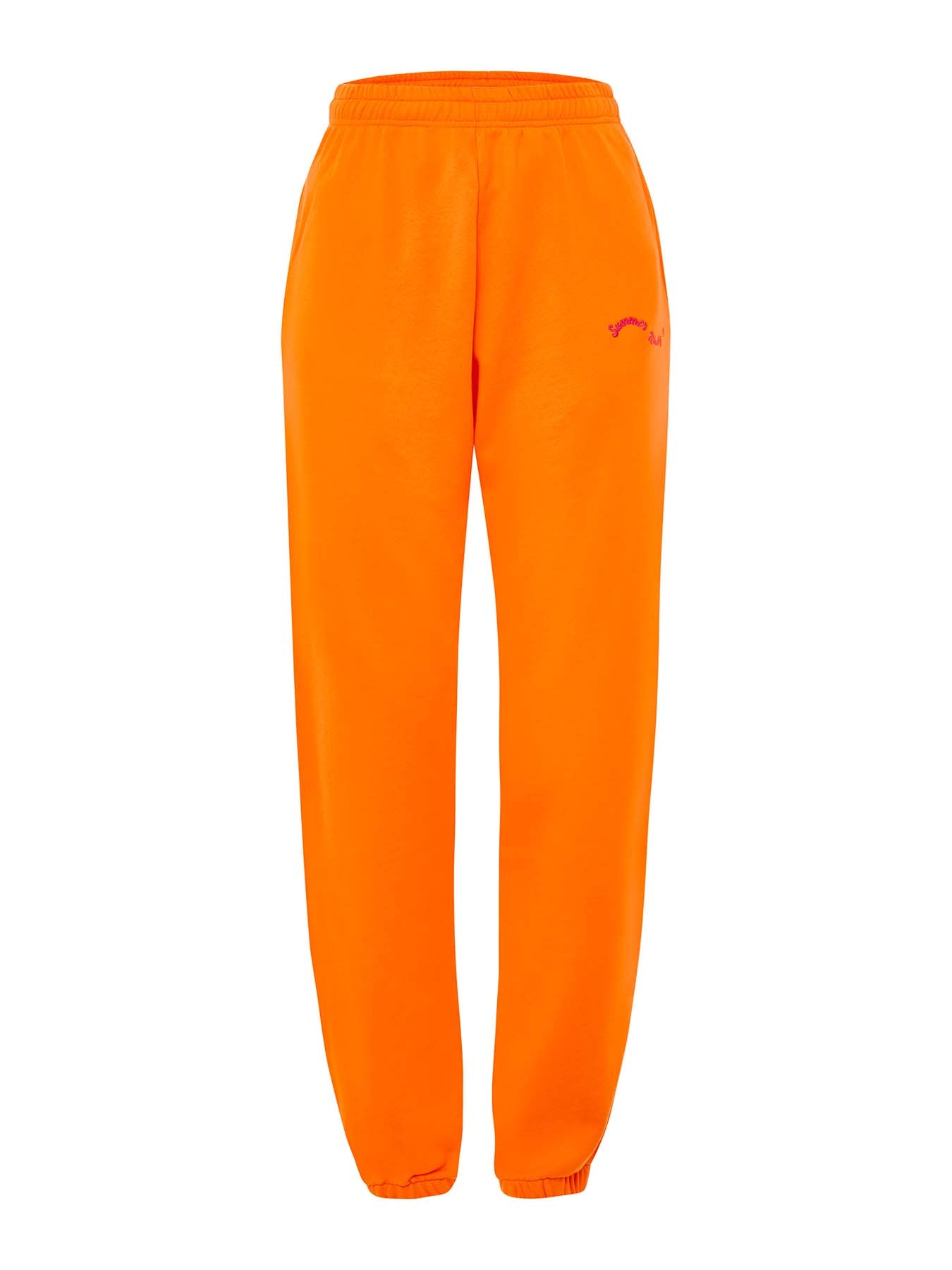 SUMMER Sweatpants Bright Orange