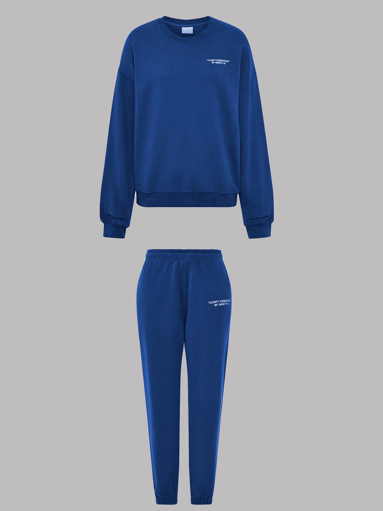 Crewneck sweatpants set sale