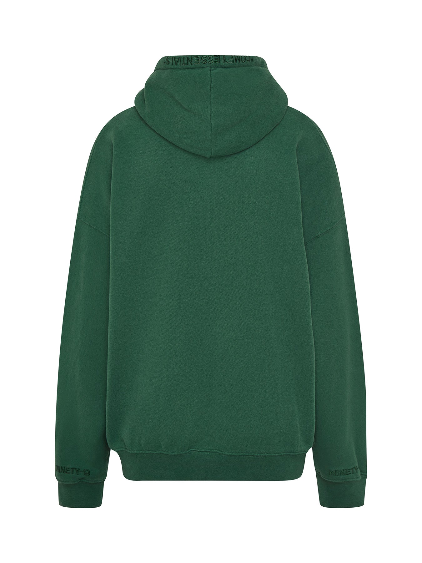 SET - ESSENTIALS - ZIPPER HOODIE AND SHORTS • FOREST GREEN – NINETY-9