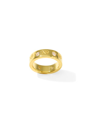 ELEGANCE WIDE - Ring • Color: 14K Yellow Gold