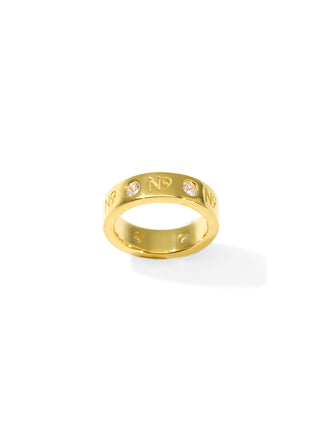 ELEGANCE WIDE - Ring • Color: 14K Yellow Gold