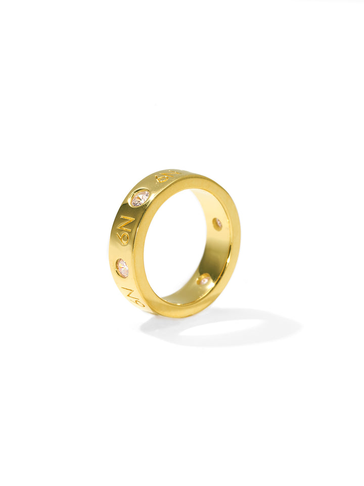 ELEGANCE WIDE - Ring • Color: 14K Yellow Gold