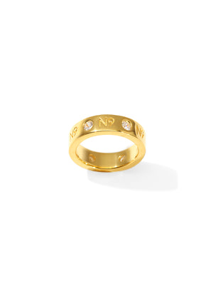 ELEGANCE WIDE - Ring • Color: 18K Yellow Gold