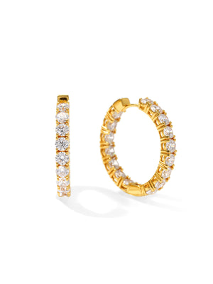 GLAMOROUS - Earrings • Color: 18K Yellow Gold