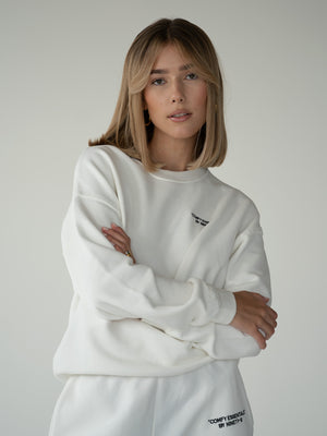 ESSENTIALS - Sweatshirt  •  Off-White