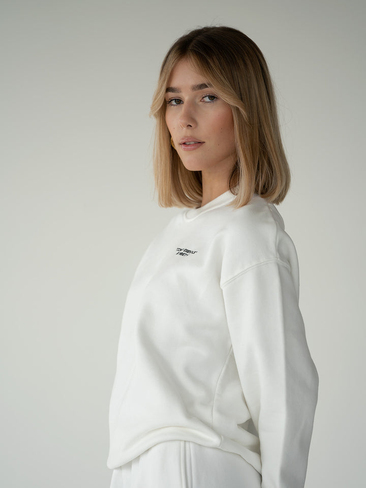 ESSENTIALS - Sweatshirt  •  Off-White