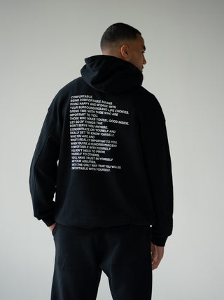 ESSENTIALS - Hoodie  •  Black