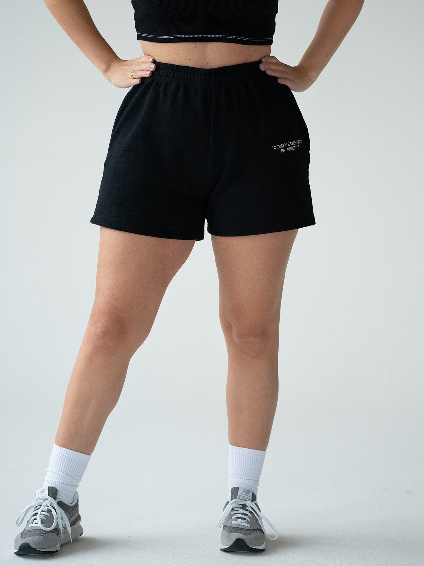 ESSENTIALS - Shorts • Black – NINETY-9