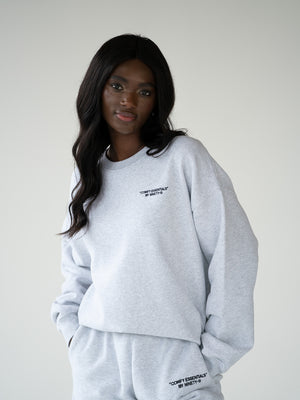 ESSENTIALS - Sweatshirt  •  Light Grey