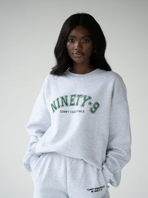 ESSENTIALS - College Sweater  •  Light Grey