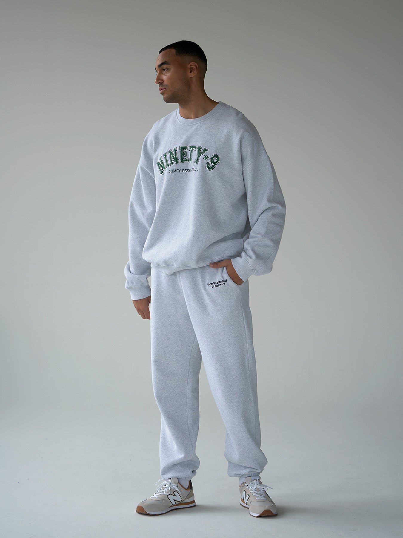 ESSENTIALS - Sweatpants • Light Grey – NINETY-9